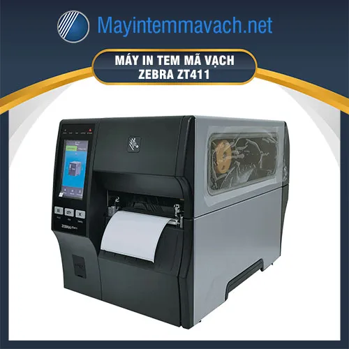 Máy in mã vạch công nghiệp Zebra ZT411