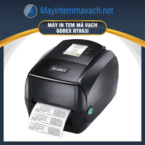 Máy in mã vạch để bàn GoDEX RT863i