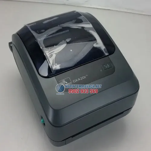 Máy in mã vạch để bàn Zebra GK420t (cổng LAN)