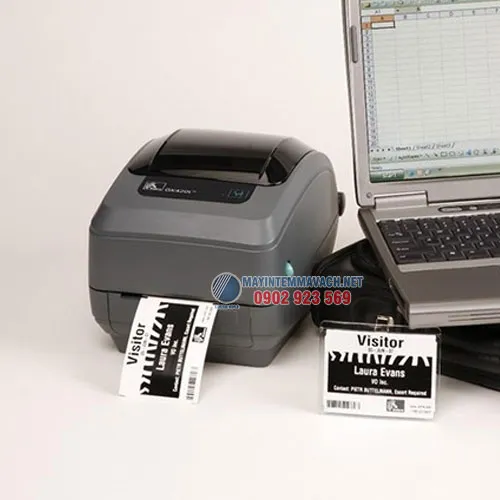 Máy in mã vạch để bàn Zebra GK420t (cổng LAN)