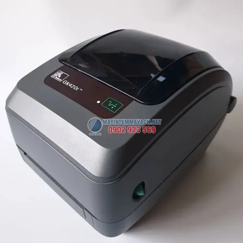Máy in mã vạch để bàn Zebra GK420t (cổng LAN)