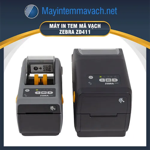 Máy in mã vạch để bàn Zebra ZD411 (ZD411t, ZD411d)