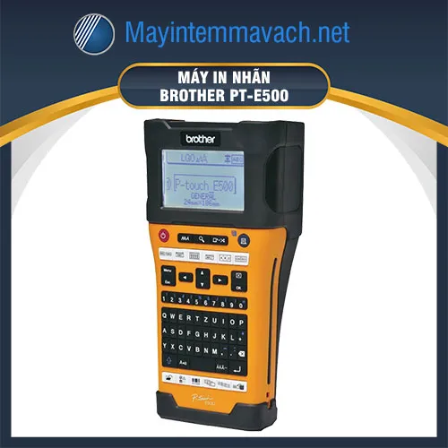Máy in nhãn Brother PT-E500 cầm tay di động
