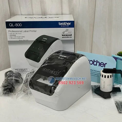 Máy in nhãn Brother QL-800 để bàn