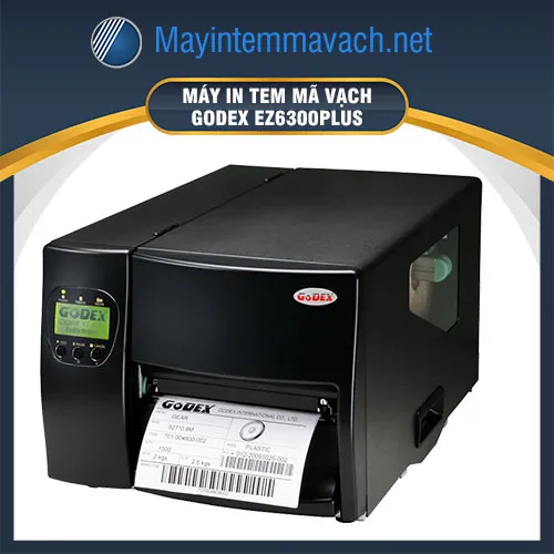 Máy in mã vạch công nghiệp GoDEX EZ6300plus
