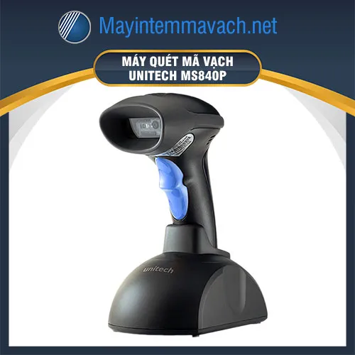 Máy quét mã vạch 1D không dây Unitech MS840P