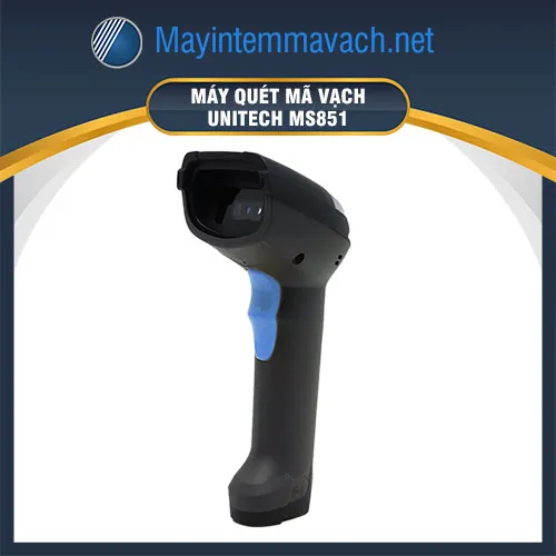 Máy quét mã vạch 1D Unitech MS851 có dây