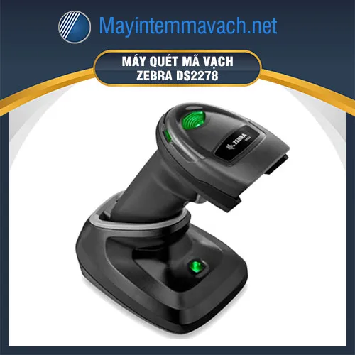 Máy quét mã vạch 2D không dây Zebra DS2278