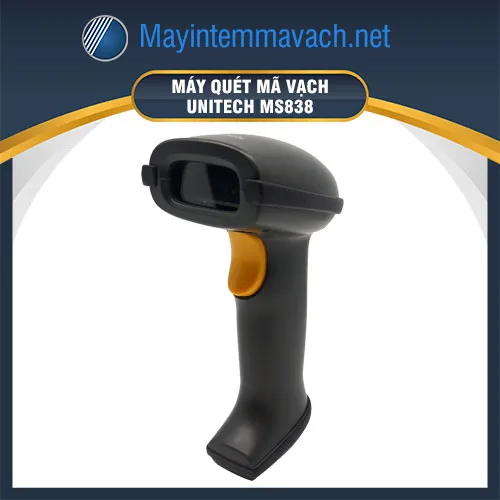 Máy quét mã vạch 2D Unitech MS838 có dây