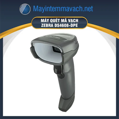 Máy quét mã vạch 2D Zebra DS4608-DPE có dây