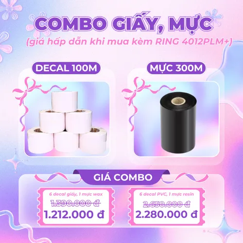 Máy in mã vạch RING 4012PLM+