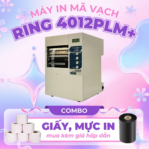 Máy in mã vạch RING 4012PLM+