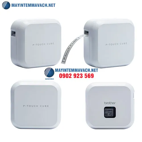 Máy in nhãn Brother Cube PT-P710BT cầm tay di động