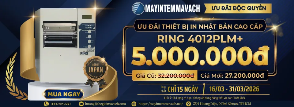 Hàng Nhật Giá Thật: Giảm sốc 5 triệu khi mua RING 4012PLM+
