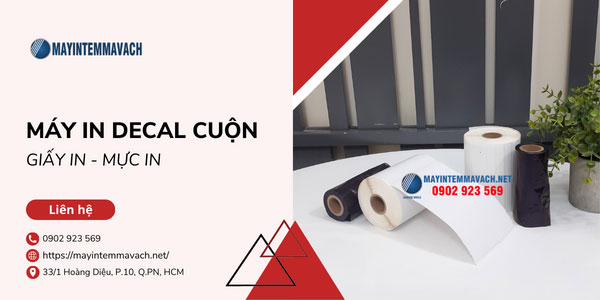 Vật liệu in của máy in decal cuộn Vật liệu in của máy in decal cuộn