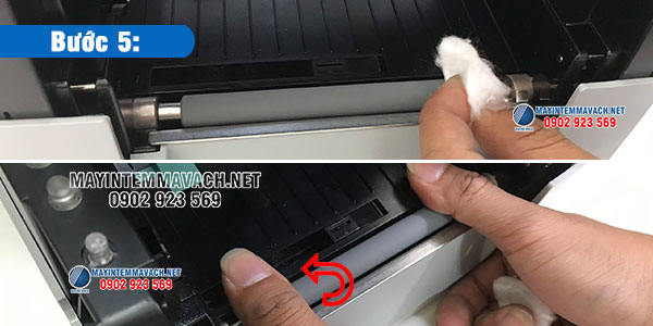 Vệ sinh trục roller Vệ sinh trục roller