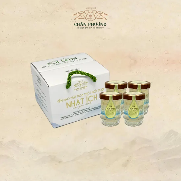 Set 04 Nhật Ích - Yến sào chưng sẵn với Mật hoa Thốt Nốt tươi (75ml/hũ)