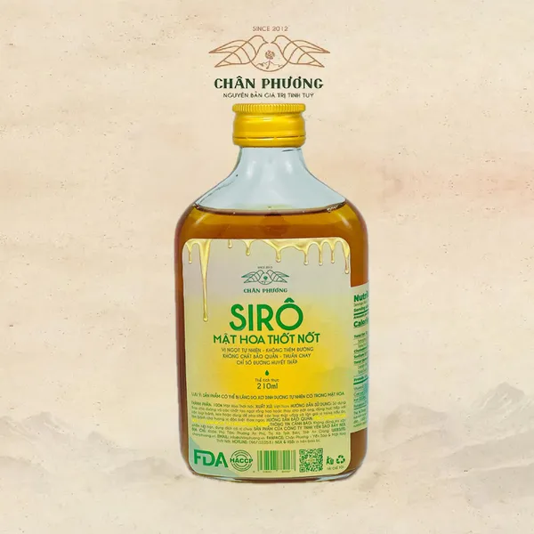 Siro Mật hoa Thốt Nốt nguyên chất (265g/chai)