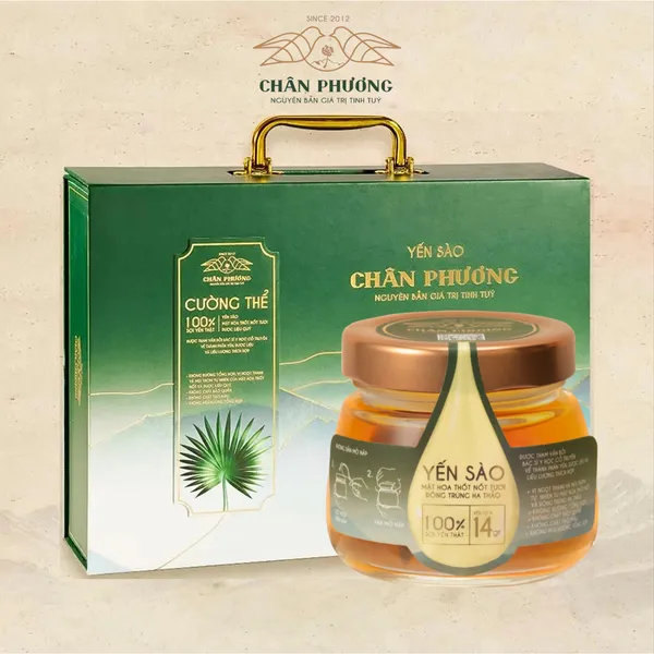 Cường thể (Set 6 hũ yến sào chưng sẵn mật hoa thốt nốt tươi cùng dược liệu quý)