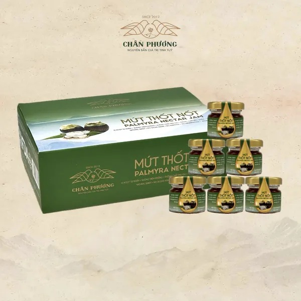 Set 06 Hũ Mứt Thốt Nốt nguyên chất (30 gram)