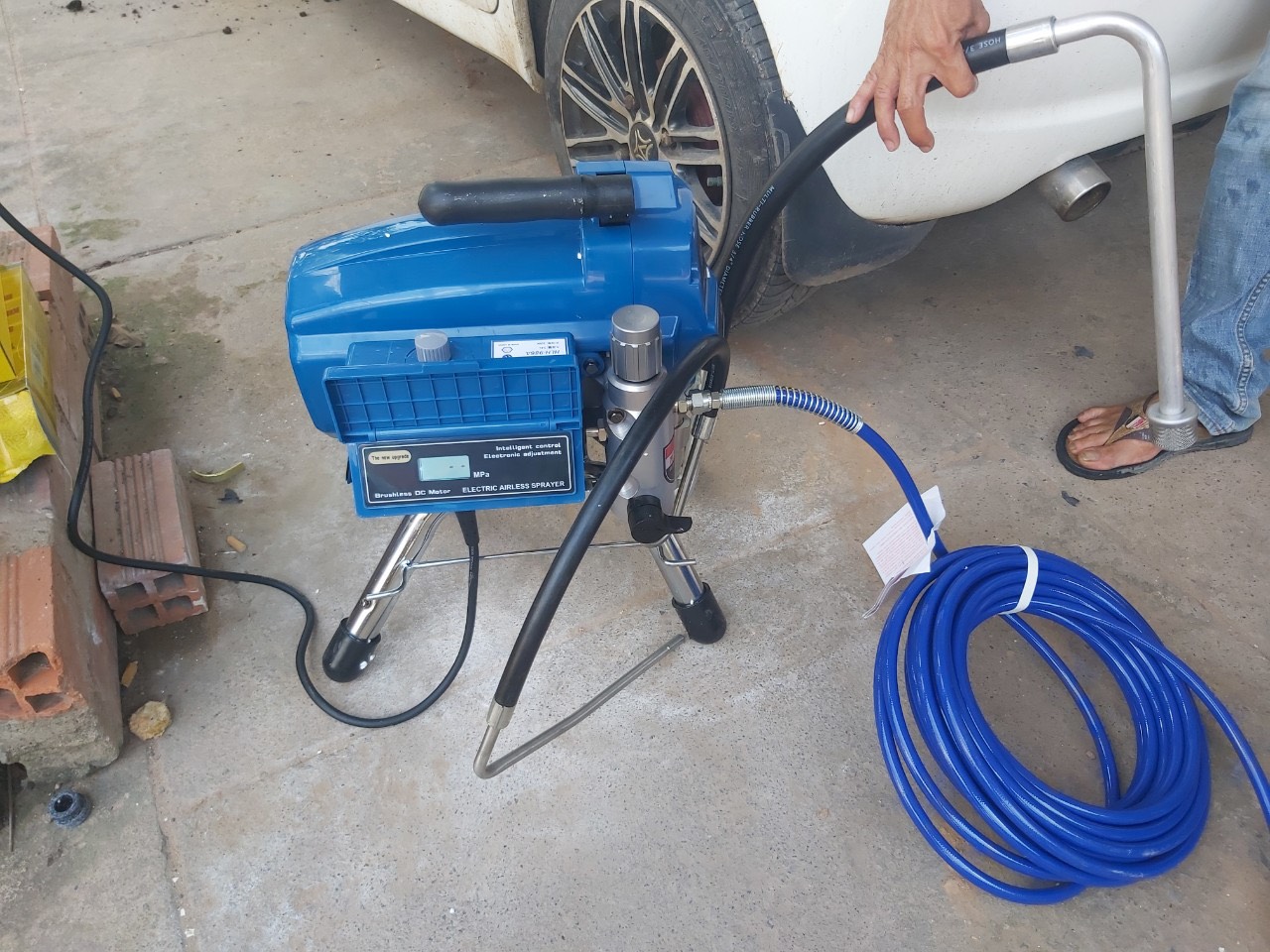 Máy phun sơn dầu công nghiệp