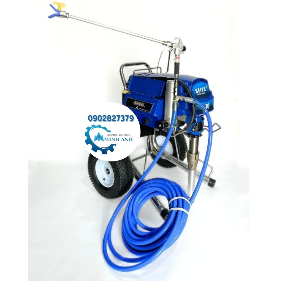 máy phun sơn sắt