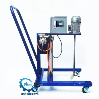 Máy Khuấy Sơn Nâng Hạ Thùng 50L