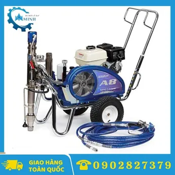 Máy Phun Bột Trét Tường Động Cơ Xăng GUKE – A8