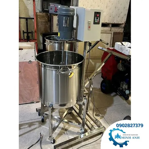 MÁY KHUẤY TRỘN 100 LÍT NÂNG HẠ CƠ
