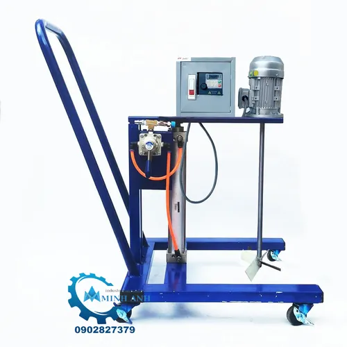 Máy Khuấy Sơn Nâng Hạ Thùng 50L
