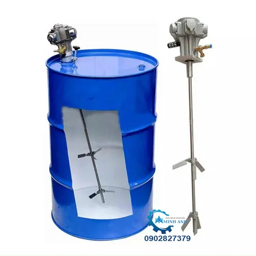 Máy Khuấy Gắn Miệng Thùng Phuy 200 Lít