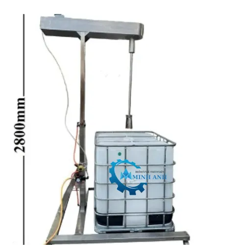 Máy Khuấy Thùng IBC Dùng Khí Nén