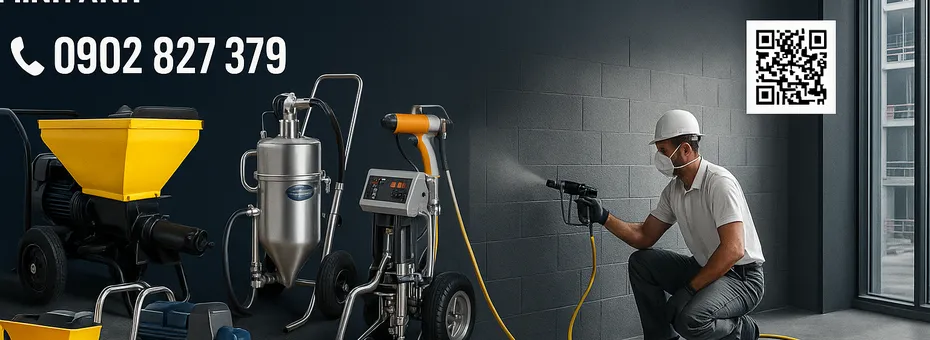 Máy Phun Xây Dựng Minh Anh