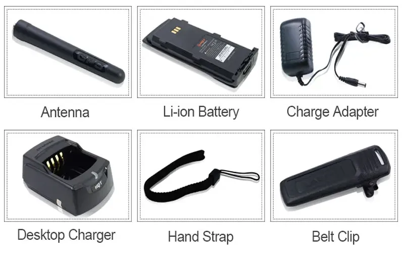 Thuê bộ đàm sử dụng đúng cách.