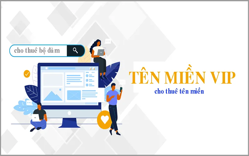 Cho thuê tên miền VIP.