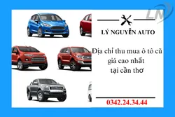 Thu mua ô tô cũ giá cao tại cần thơ