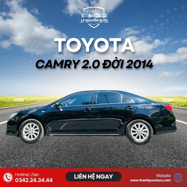 Xe ô tô cũ toyota camry 2.0 đời 2014