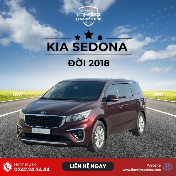 Xe ô tô cũ KIA Sedona 2018 full dầu