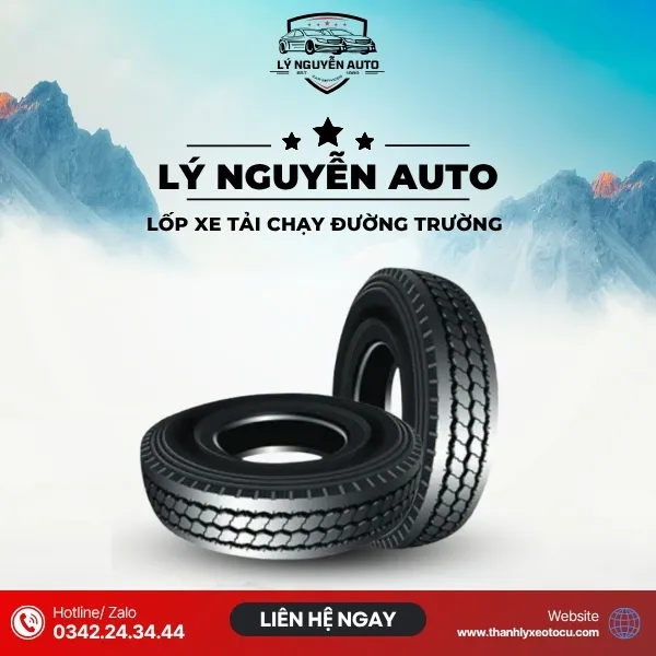 Lốp dán | Lốp xe tải chạy đường trường bố kẽm 9.00R20 gai xuôi