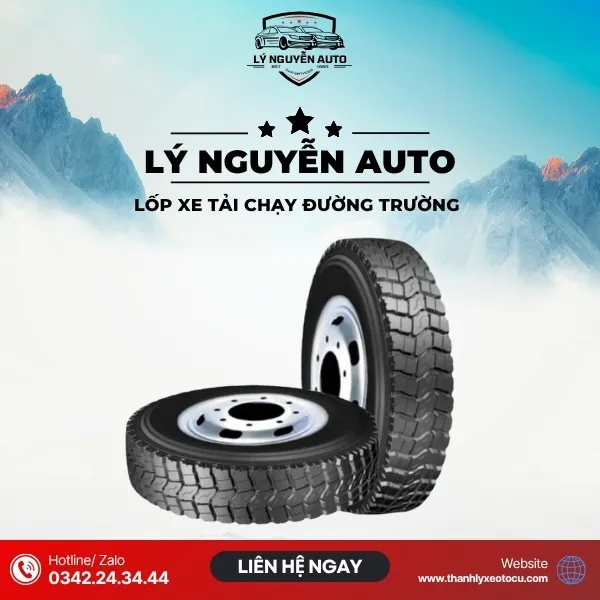 Lốp dán | Lốp xe tải chạy đường trường bố kẽm 11.00R20 gai ngang