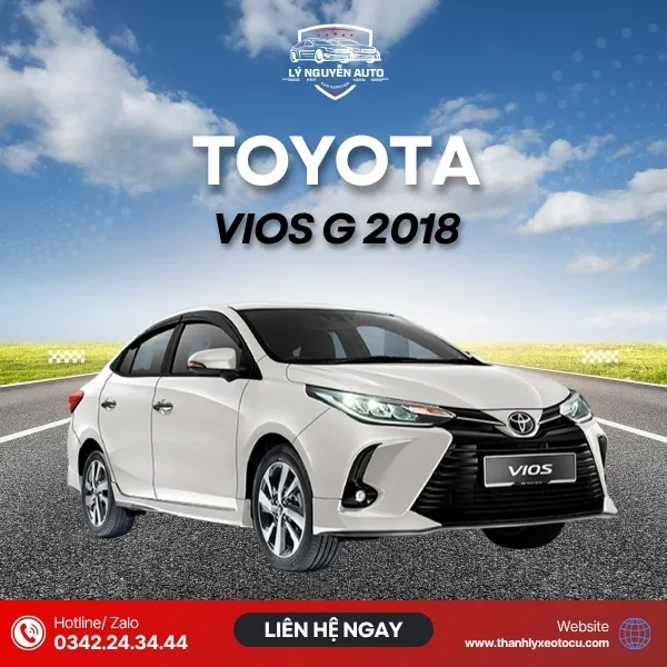 Xe ô tô cũ toyota vios G 2018