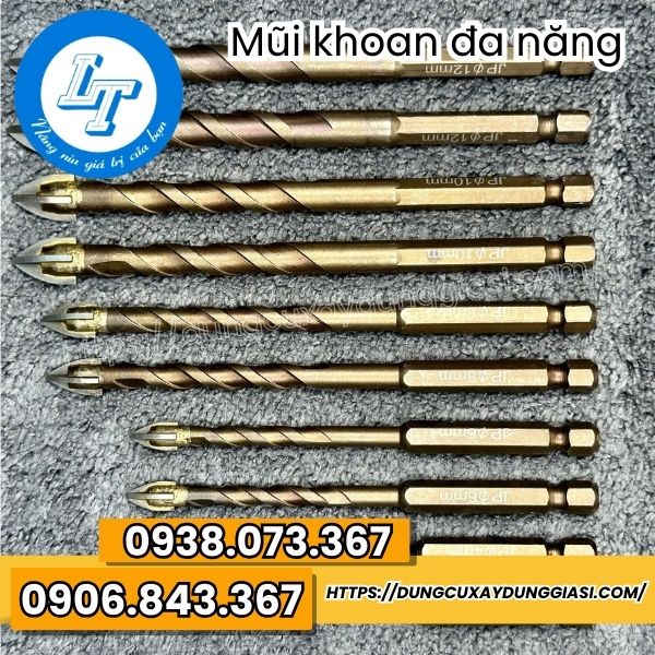 Mũi khoan đa năng 4 cạnh Mũi khoan đa năng 4 cạnh