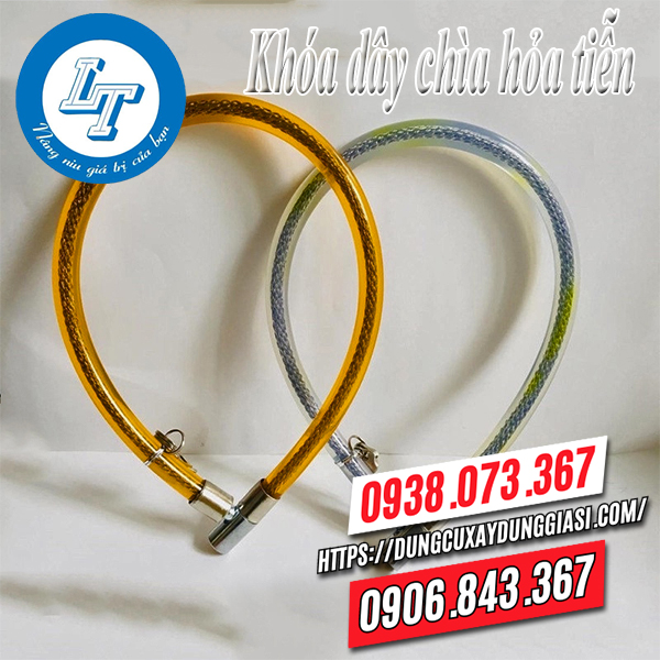 Khóa dây cáp chìa hỏa tiễn giá rẻ