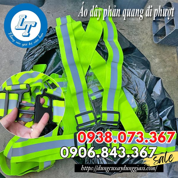 Áo dây phản quang đi phượt