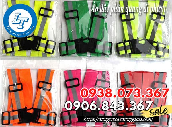 Áo dây phản quang đi phượt giá rẻ