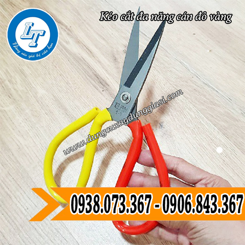 bán kéo cắt đa năng cán đỏ vàng giá rẻ tại tiền giang bán kéo cắt đa năng cán đỏ vàng giá rẻ tại tiền giang