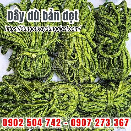 Dây dù bản dẹt giá rẻ bền đẹp
