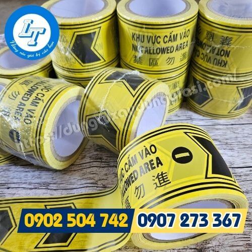 Băng cảnh báo công trình cuộn 100m