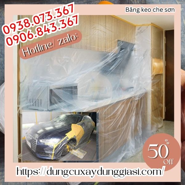 Băng keo nilon che chắn sơn