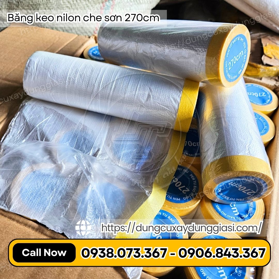 Băng keo nilon che sơn 270cm